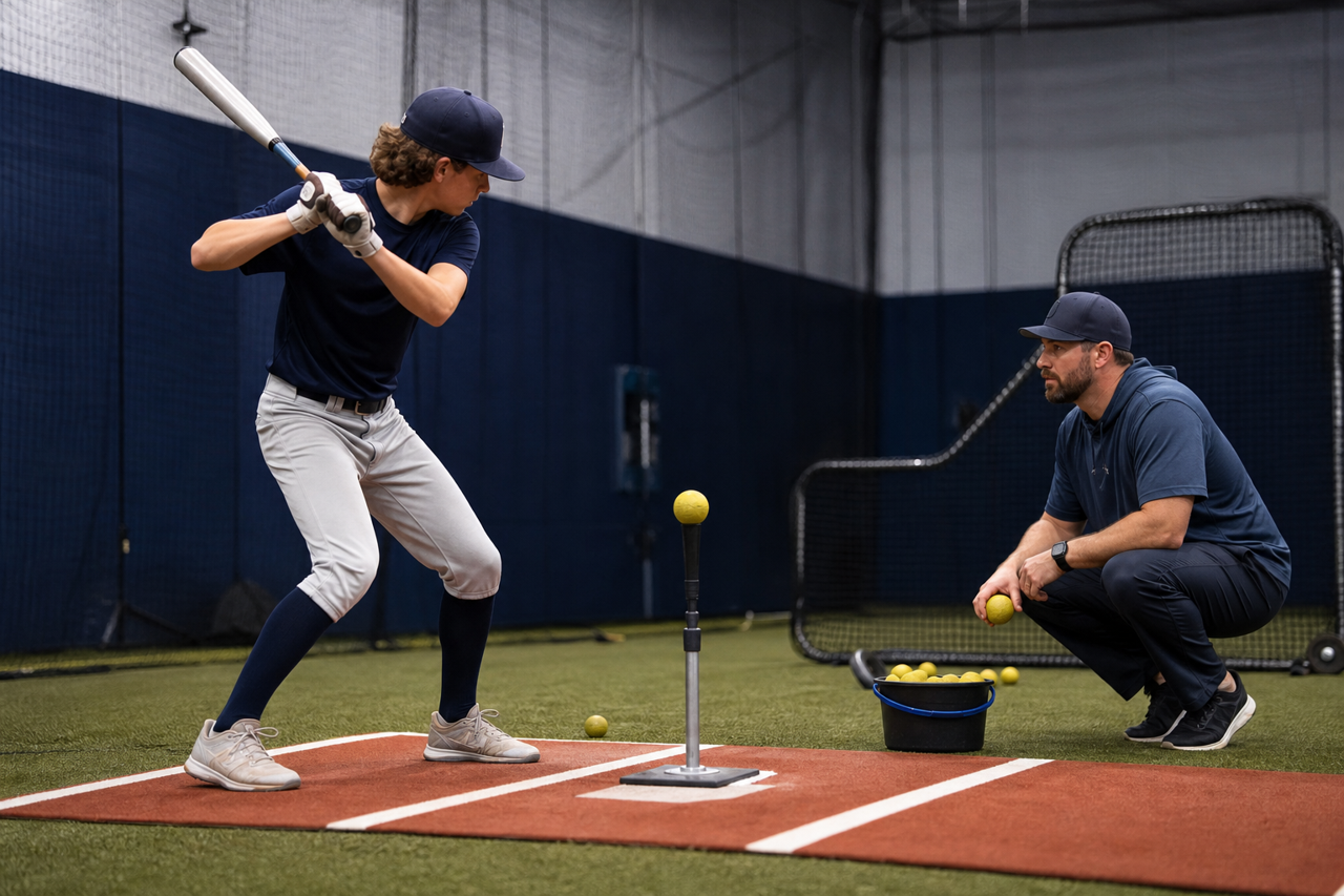 Trening baseballowy zimą: co można rozwijać w hali